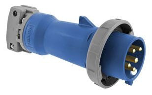 Hubbell HBL516P1W - Industrial Locking Connector 30A 600V