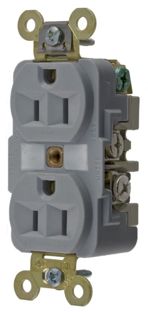 Hubbell HBL5262GY - Industrial Plug Receptacle 125V