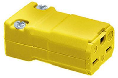 Hubbell HBL5669VY - Locking Connector 30A 600V (NEMA L16-30)