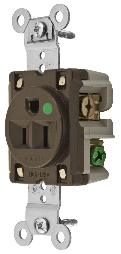 Hubbell HBL8210 - Industrial Plug 125V (3.28x1.63x1.19 in)