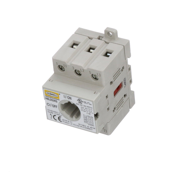 Hubbell HBLDS3RS - Class R Fuse 3A 600V (200kA Interrupt Rating)