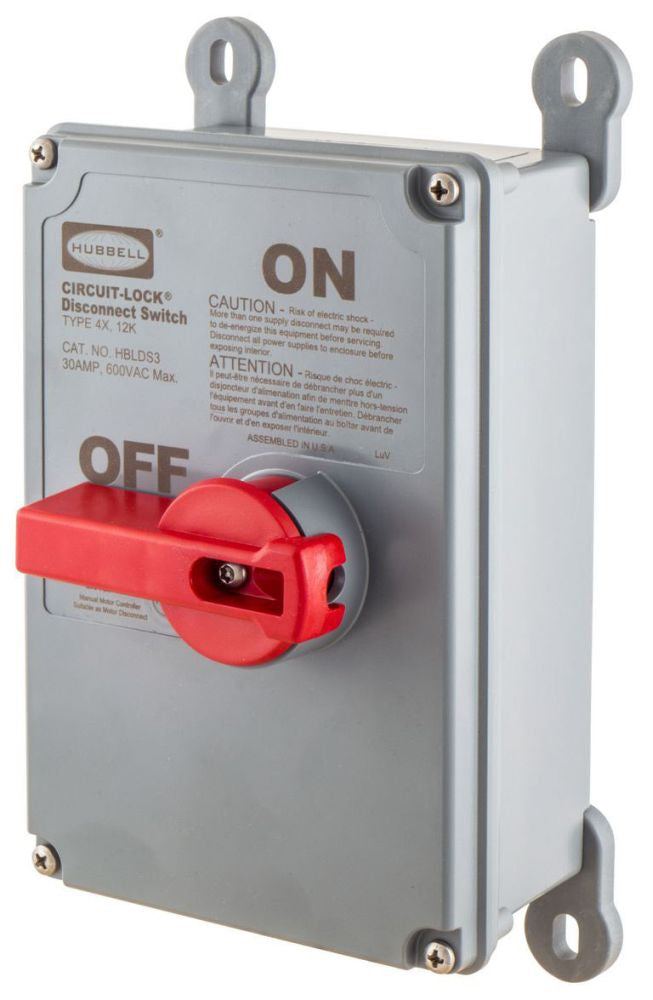 Hubbell HBLDS6 Disconnect Switch (Non-Fusible) - Essential Electric Supply