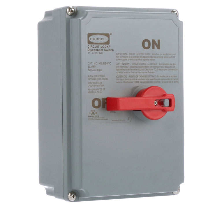 Hubbell HBLDS6AC - Class L Fuse 600V AC 600A (200kA Interrupt Rating)