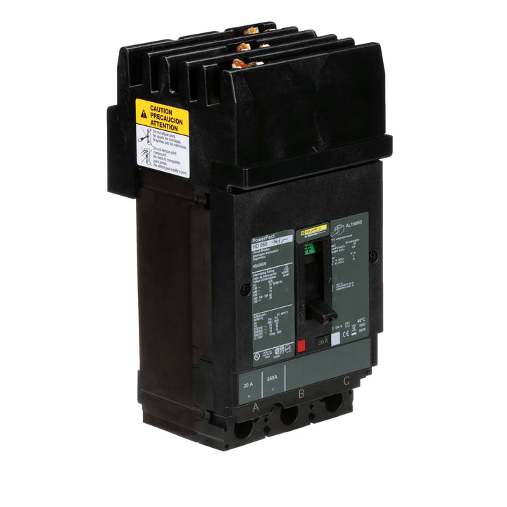 Square D HDA36020 - Molded Case Circuit Breaker 20A 600V 3P