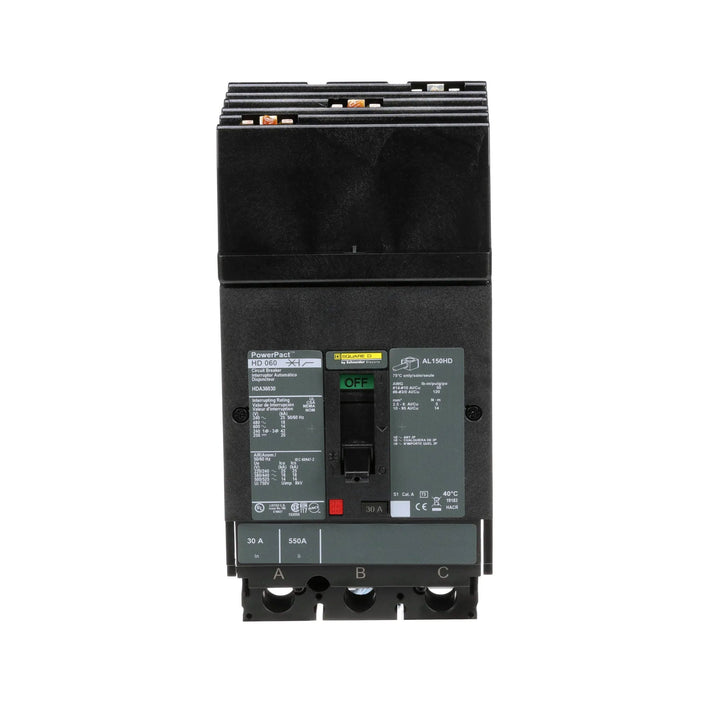 Square D HDA36030 - Molded Case Circuit Breaker, 30A 600V 3P