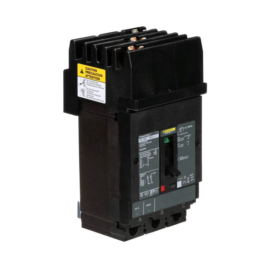 Square D HDA36030 - Molded Case Circuit Breaker, 30A 600V 3P