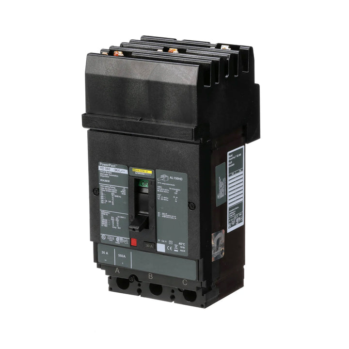 Square D HDA36030 - Molded Case Circuit Breaker, 30A 600V 3P