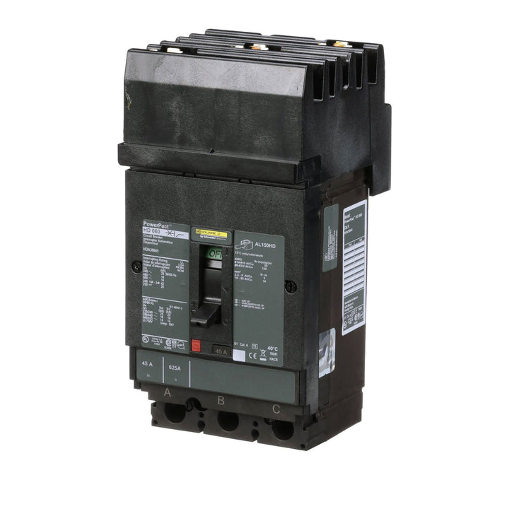 Square D HDA36045 - Molded Case Circuit Breaker 45A 600V 3P
