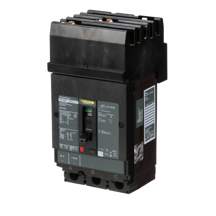 Square D HDA36060 - Molded Case Circuit Breaker 60A 600V 3P