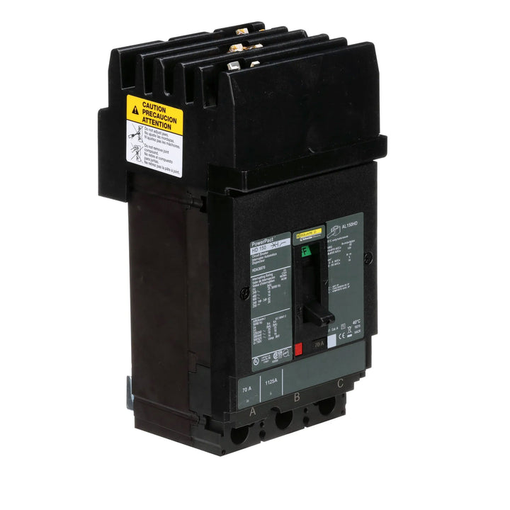 Square D HDA36070 - 70A 3-Pole Molded Case Circuit Breaker