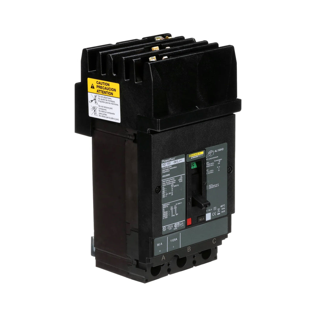 Square D HDA36090 - Molded Case Circuit Breaker 90A 600V 3P