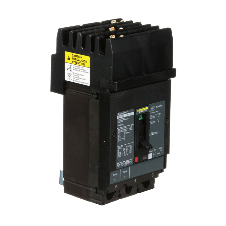 Square D HDA36100 - Molded Case Circuit Breaker 100A 600V 3P