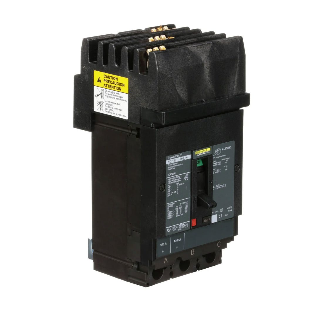 Square D HDA36150 - 3-Pole Circuit Breaker 150A 600V