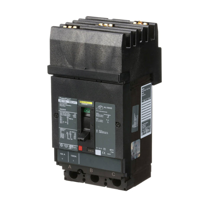 Square D HDA36150 - 3-Pole Circuit Breaker 150A 600V