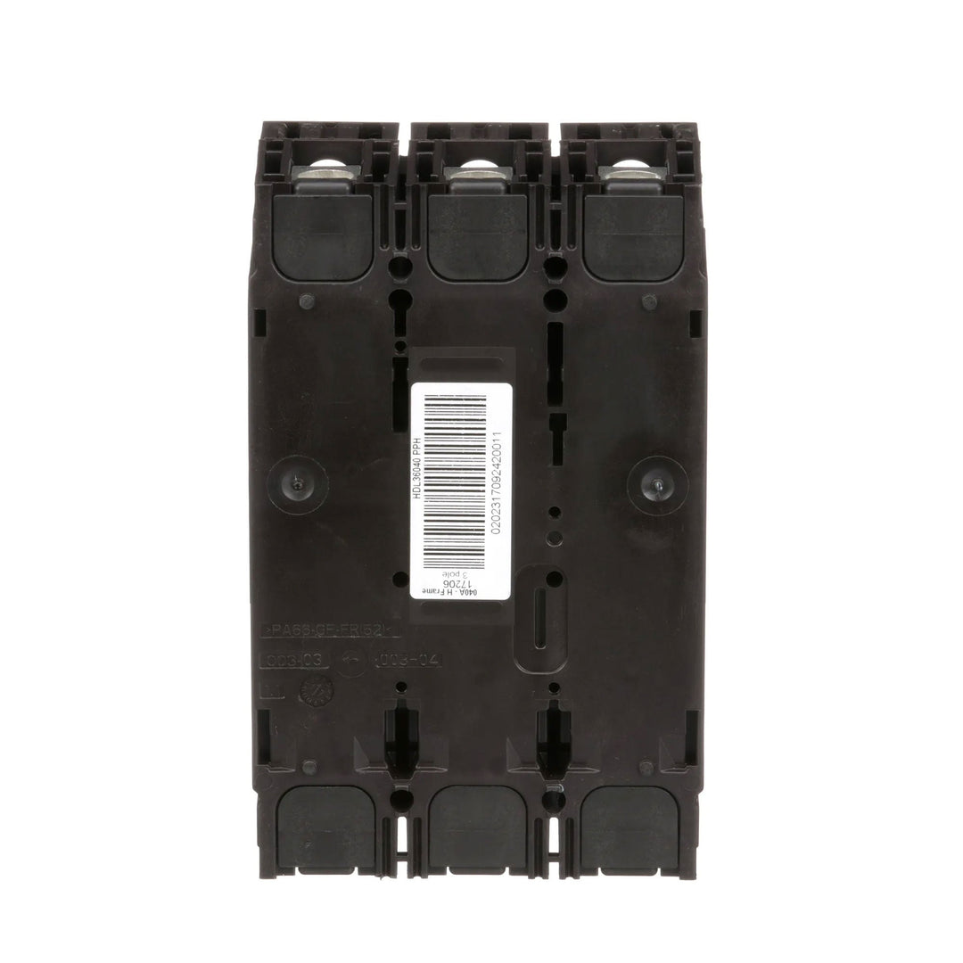 Square D HDL36040 - 3P 40A Circuit Breaker (600V, 18kA AIC)