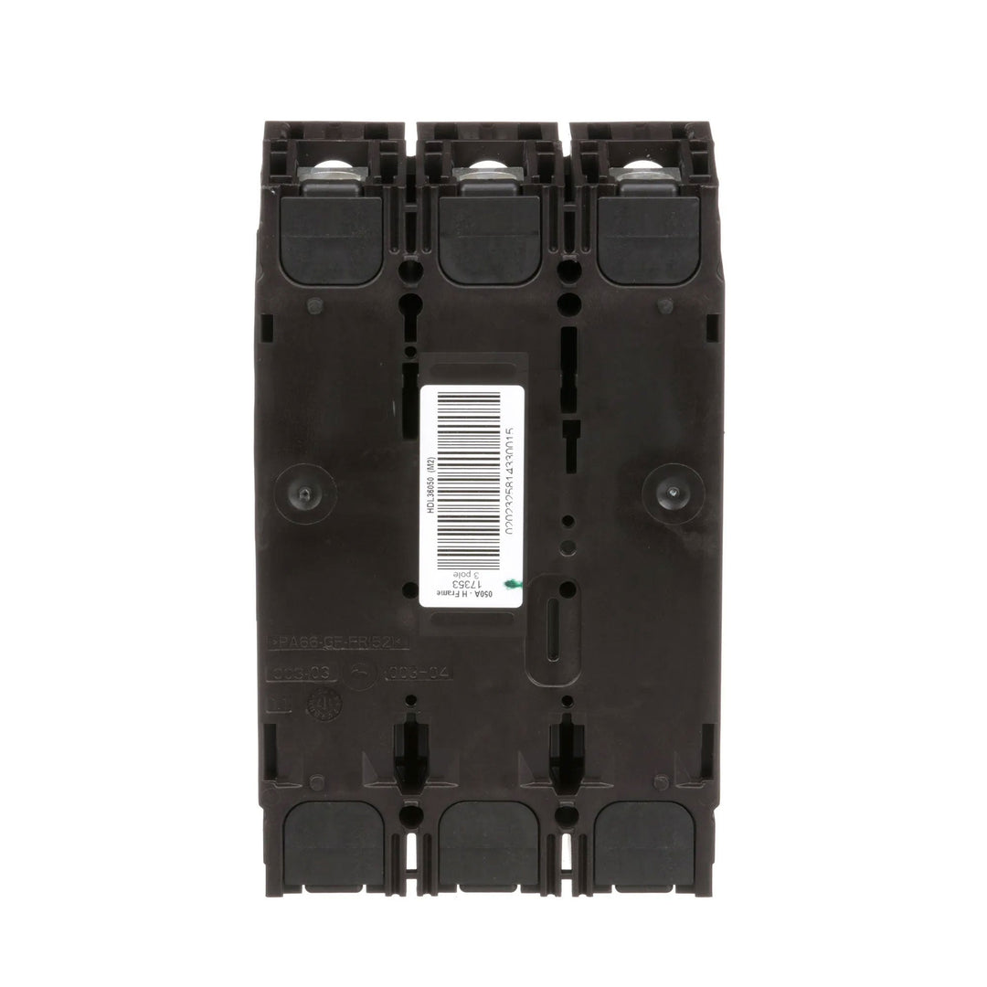 Square D HDL36050 - 3P Molded Case Circuit Breaker 50A 600V