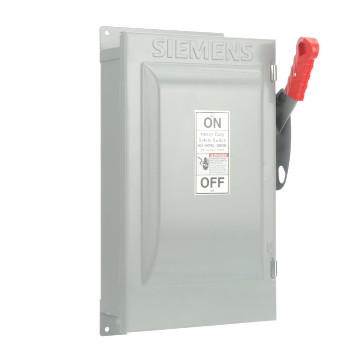 Siemens HF222J - Fusible Disconnect Switch 240V AC / 60A (200kA AIC, NEMA 12)