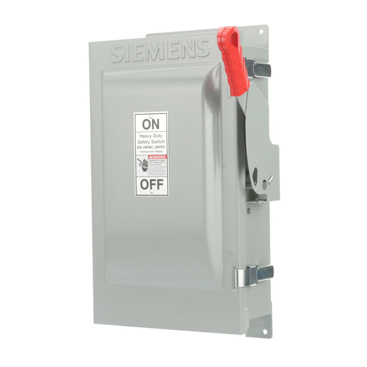 Siemens HF222J - Fusible Disconnect Switch 240V AC / 60A (200kA AIC, NEMA 12)