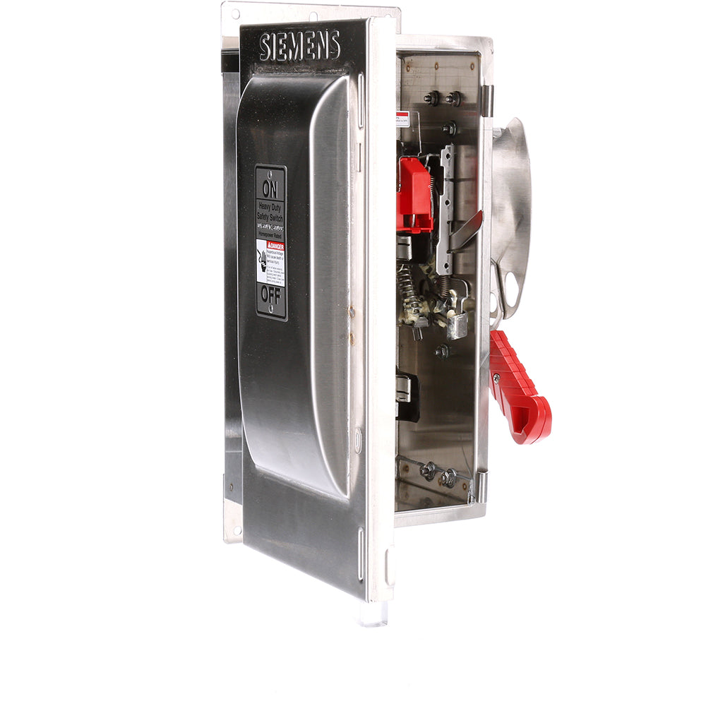 Siemens HF261S - Fusible Disconnect Switch 600V AC/DC 30A (NEMA 4X Enclosure)
