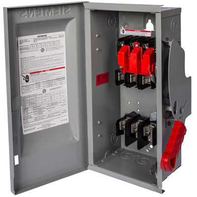 Siemens HF263J - Fusible Disconnect Switch 600V/100A (200kA AIC @600V)