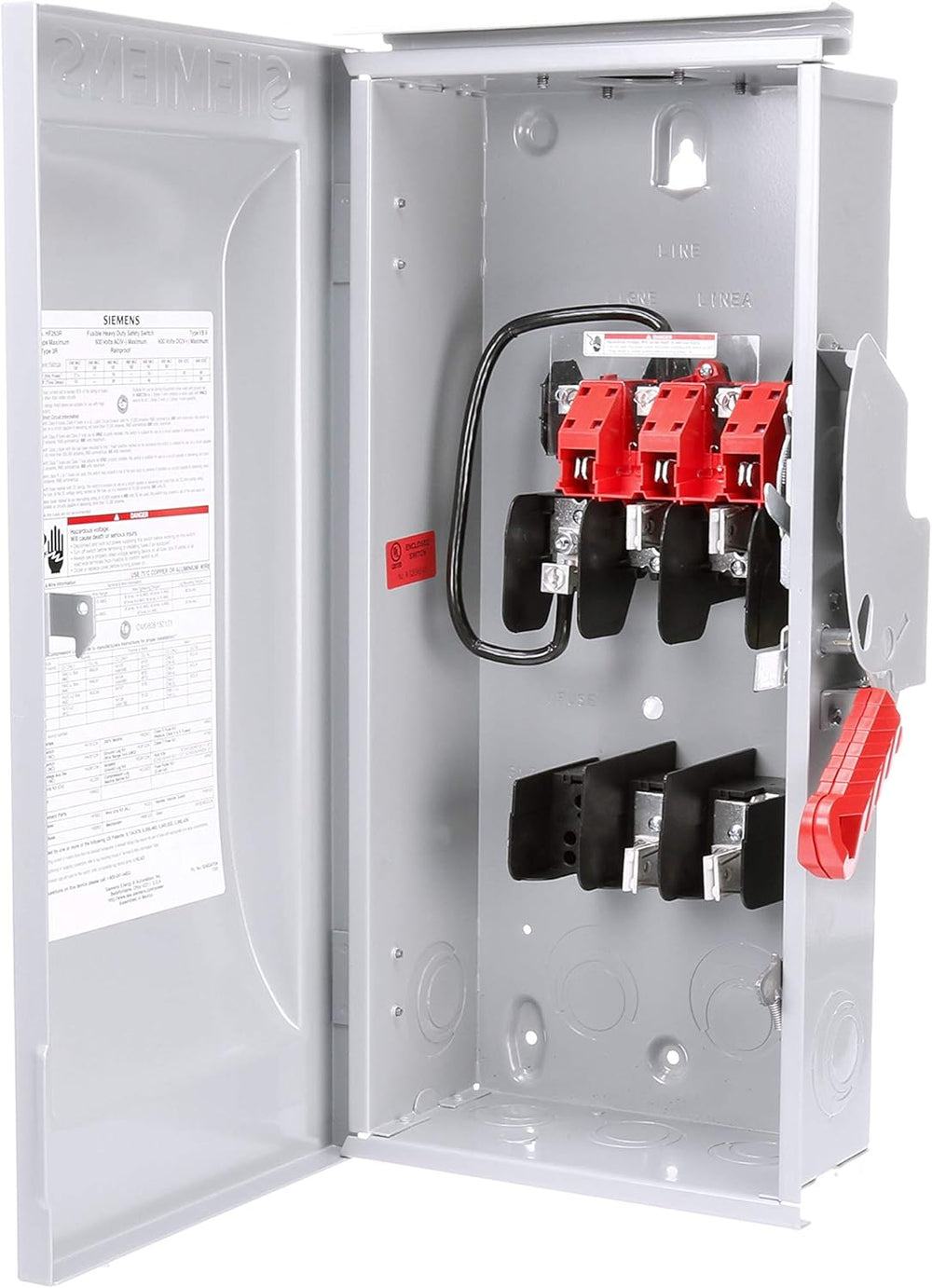 Siemens HF263J Disconnect Switch (Fusible) 100a 600V Nema 12 - Essential Electric Supply