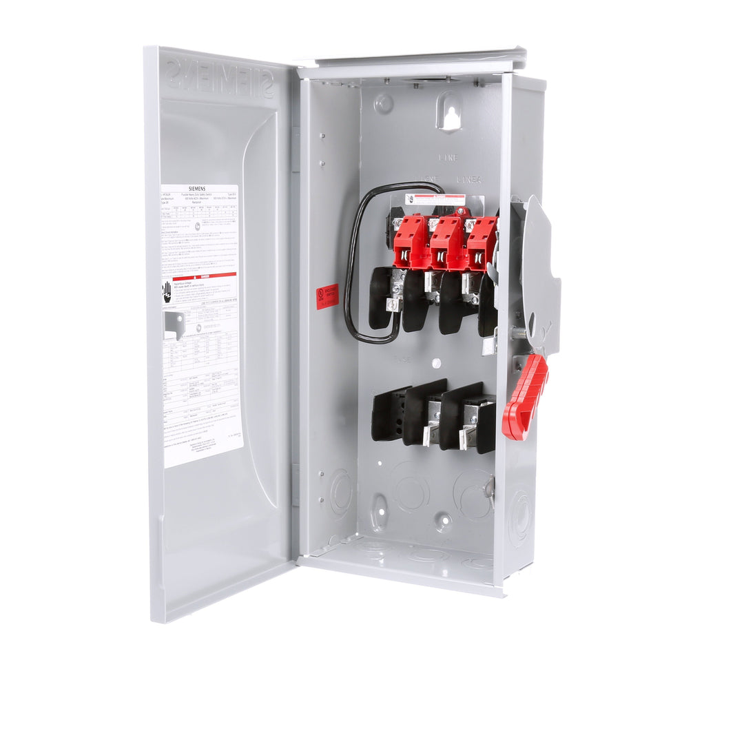 Siemens HF263R - Fusible Disconnect Switch 600V AC/100A (NEMA 3R Enclosure)