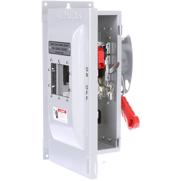 Siemens HF361JW - Fusible Disconnect Switch 600V AC / 30A (200kA AIC @600V)