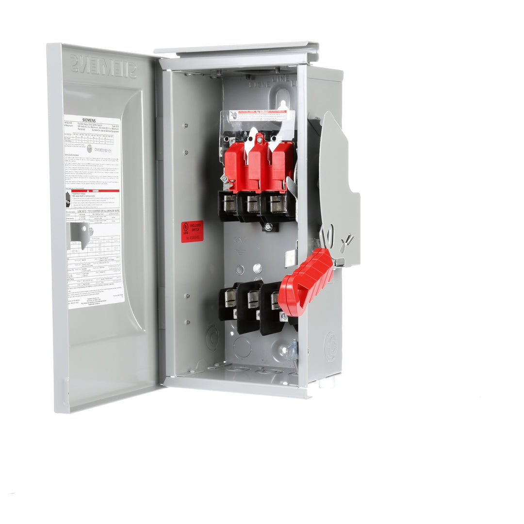 Siemens HF361NR - Fusible Disconnect Switch 600V AC / 30A (200kA AIC @600V)