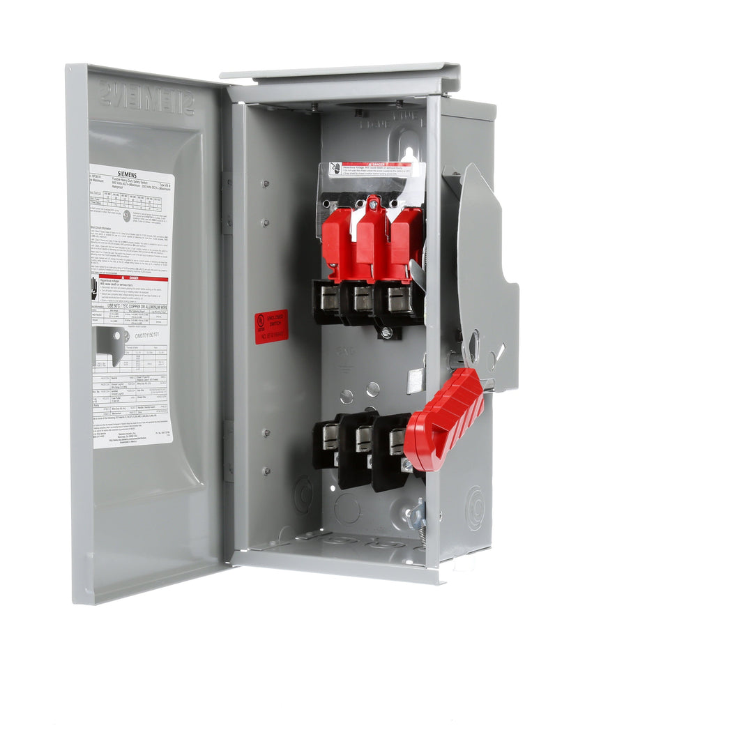 Siemens HF361R - Fusible Disconnect Switch 600V AC / 30A (200kA AIC)
