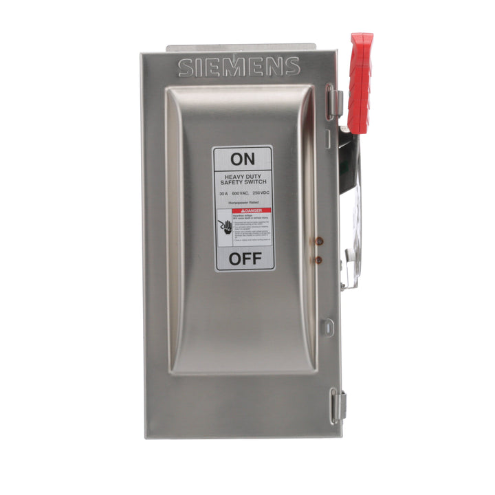 Siemens HF361SS - Fusible Disconnect Switch NEMA 4X (600V AC/30A)