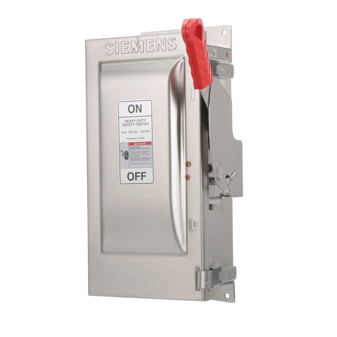 Siemens HF361SS - Fusible Disconnect Switch NEMA 4X (600V AC/30A)