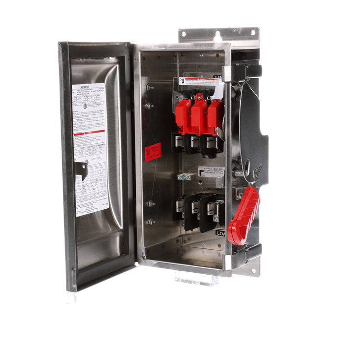 Siemens HF361S - Fusible Disconnect Switch 600V AC 30A (NEMA 4X Enclosure)