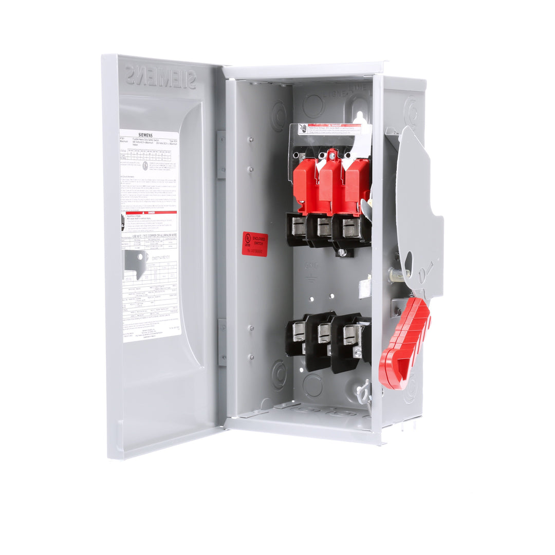 Siemens HF361 - Fusible Disconnect Switch 600V ACV/30A (200kA AIC @600V)