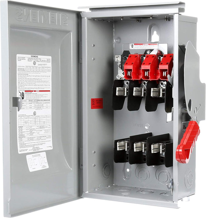 Siemens HF362NR - Fusible Disconnect Switch 600V ACV (60A, 200kA AIC)