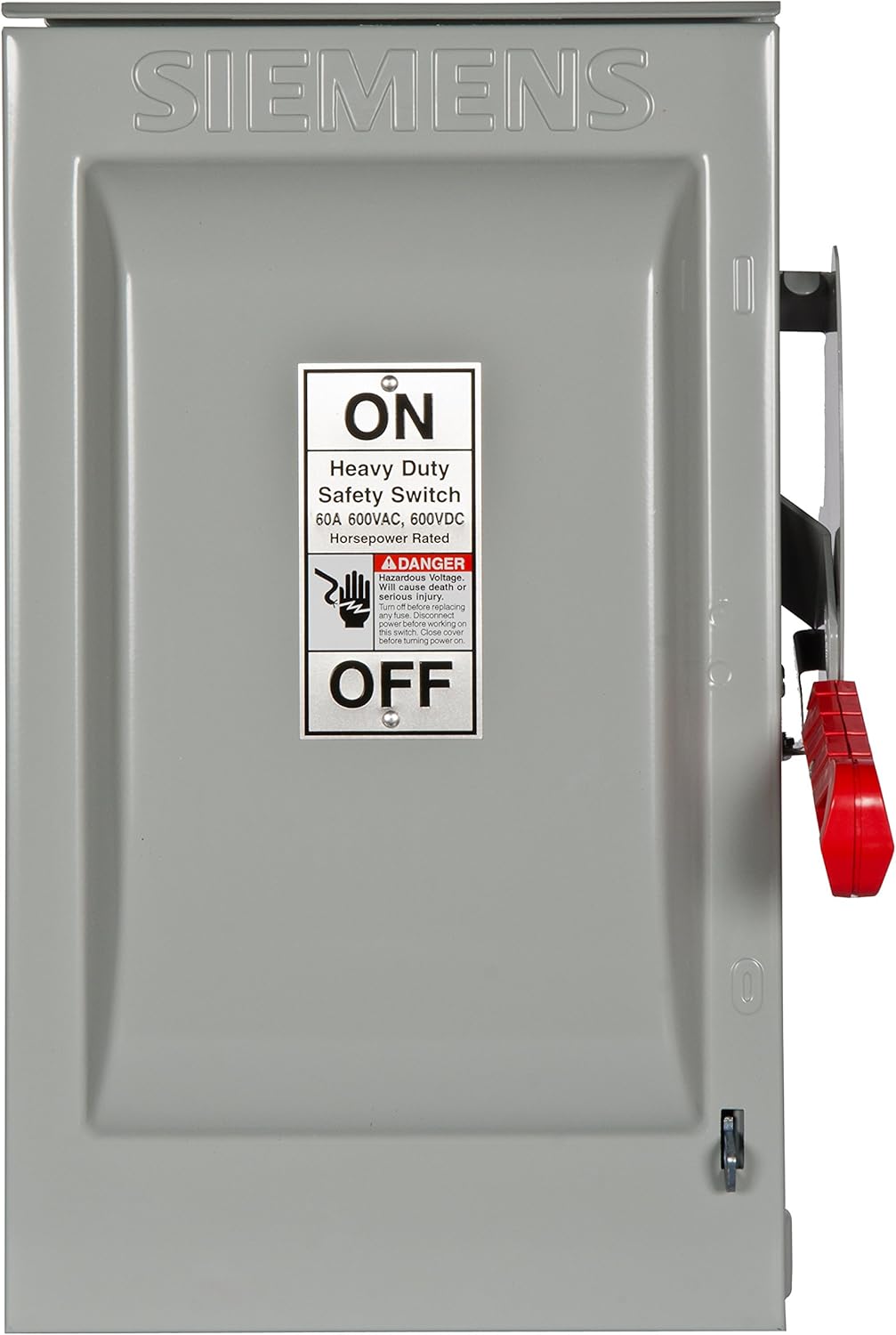 Siemens HF362R - Fusible Disconnect Switch 600V AC / 60A (NEMA 3R, 200kA AIC)
