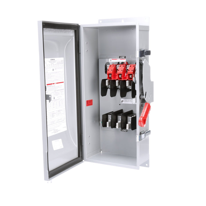 Siemens HF363J - Fusible Disconnect Switch 600V ACV 100A (200kA AIC, NEMA 12)