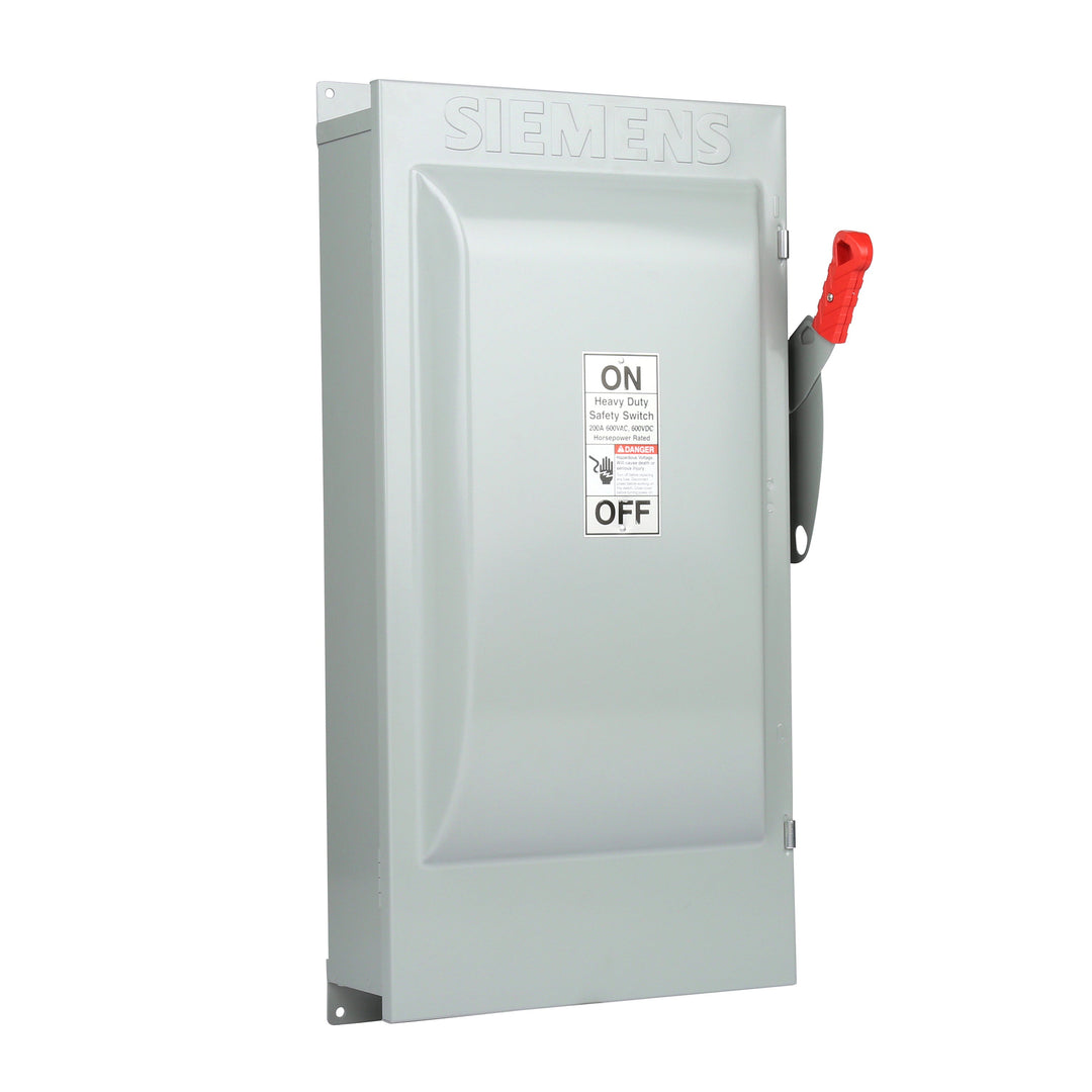 Siemens HF364J - Fusible Disconnect Switch 600V AC (200A, 200kA AIC)