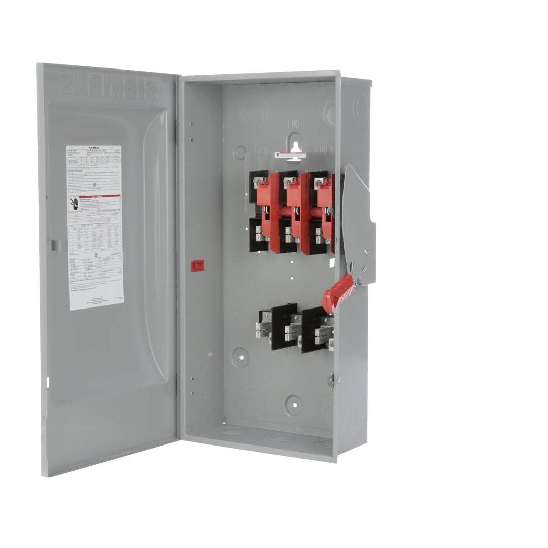 Siemens HF364 - Fusible Disconnect Switch 200A@600V (200kA AIC, NEMA 1)