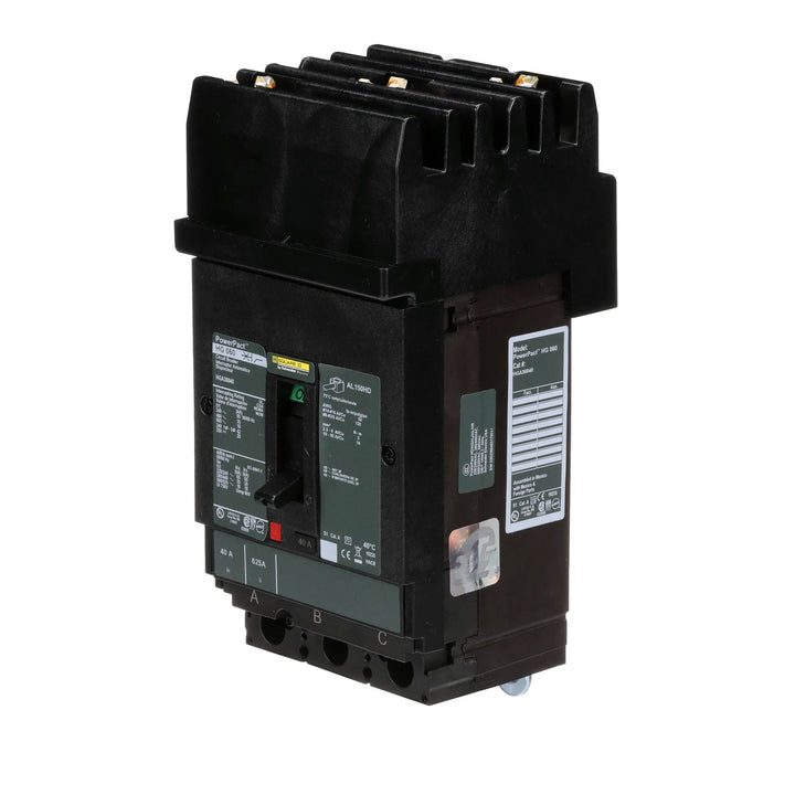 Square D HGA36040 - Molded Case Circuit Breaker 40A 600V 3P