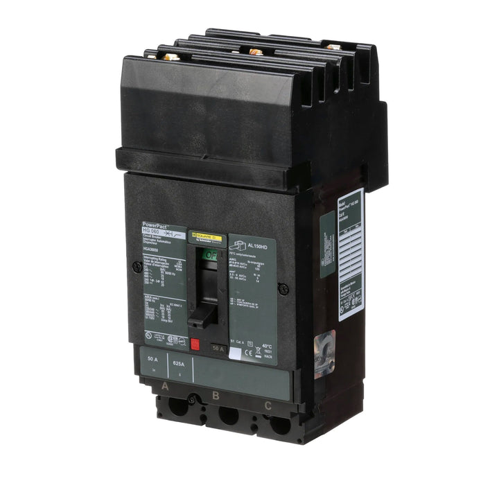 Square D HGA36050 - Molded Case Circuit Breaker 50A 600V 3P