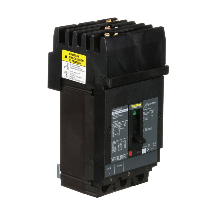 Square D HGA36060 - Molded Case Circuit Breaker 60A 600V 3P