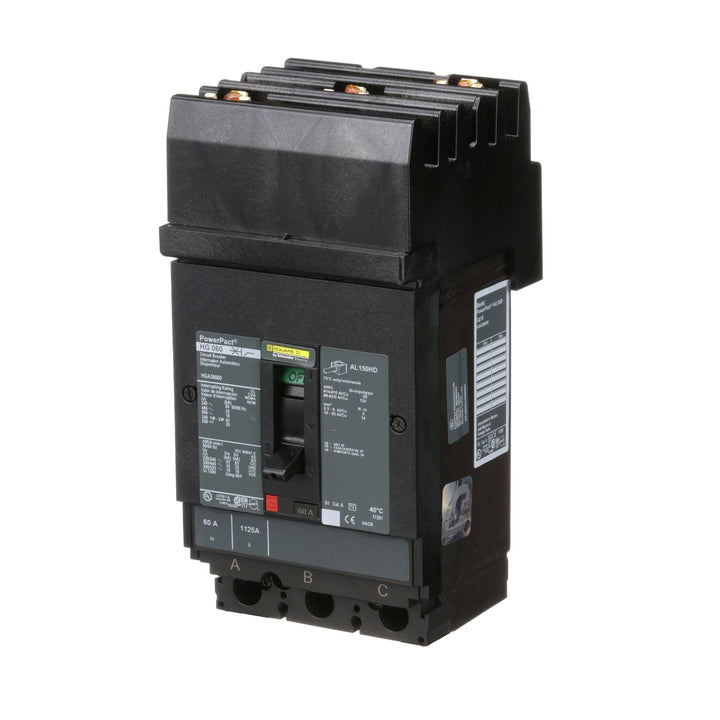Square D HGA36060 - Molded Case Circuit Breaker 60A 600V 3P