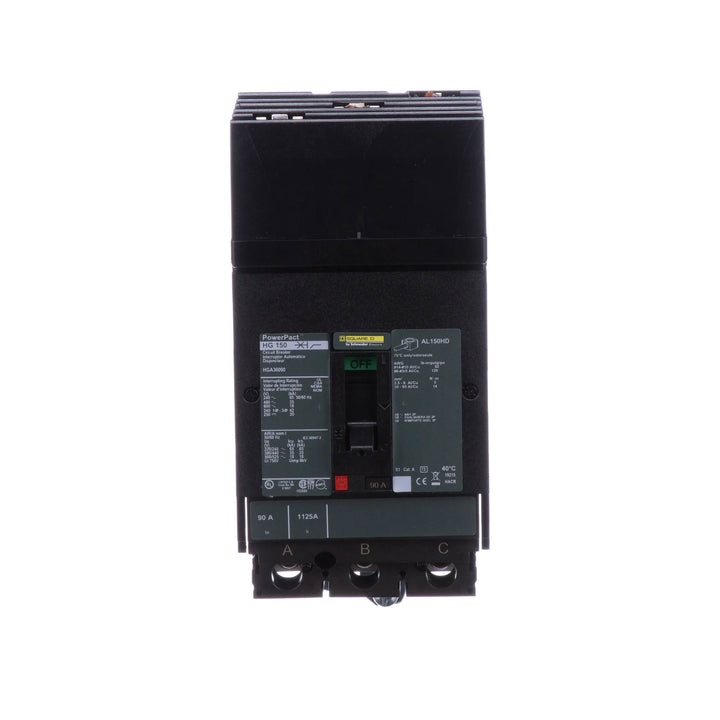 Square D HGA36090 - 3-Pole Circuit Breaker 90A 600V 35kA