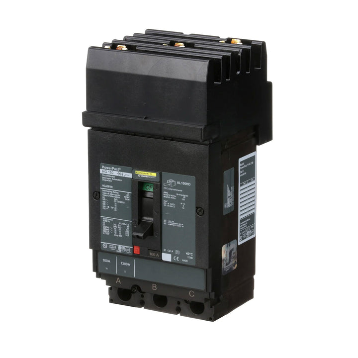 Square D HGA36100 - Molded Case Circuit Breaker 100A 600V 3P