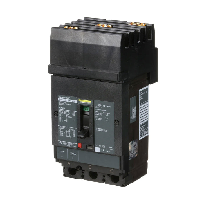 Square D HGA36150 - Molded Case Circuit Breaker 150A 600V 3P