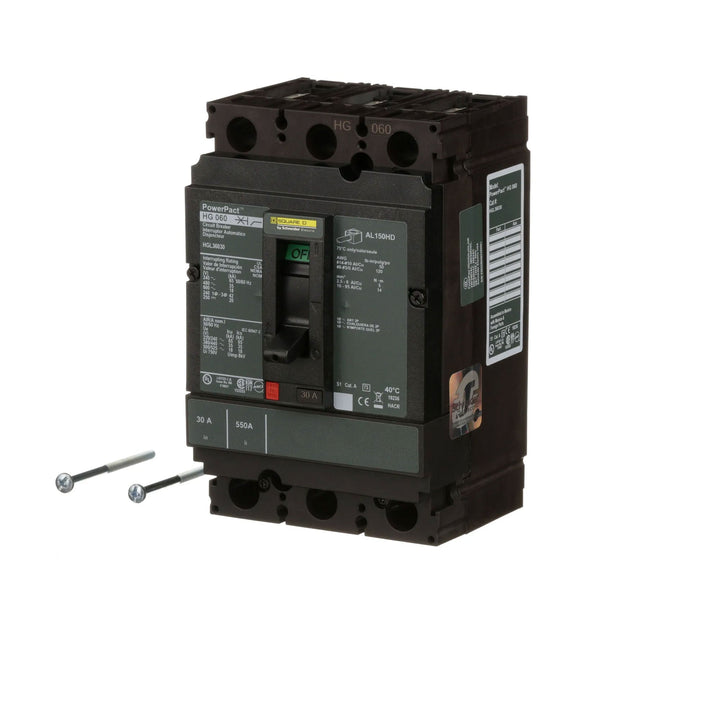 Square D HGL36030 - Molded Case Circuit Breaker 30A 600V 3P