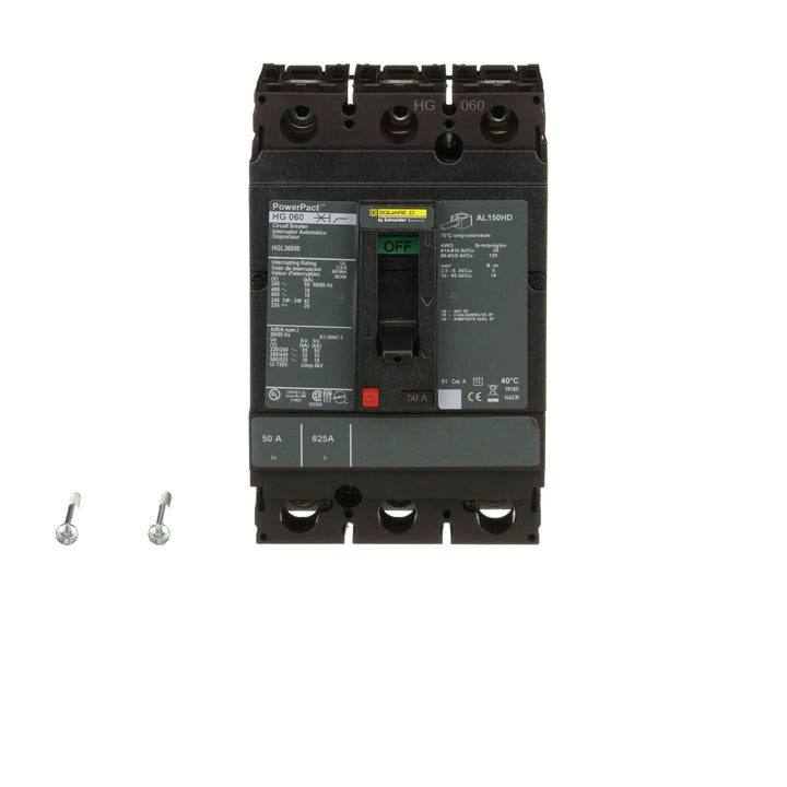 Square D HGL36050 - Molded Case Circuit Breaker 50A 600V 3P