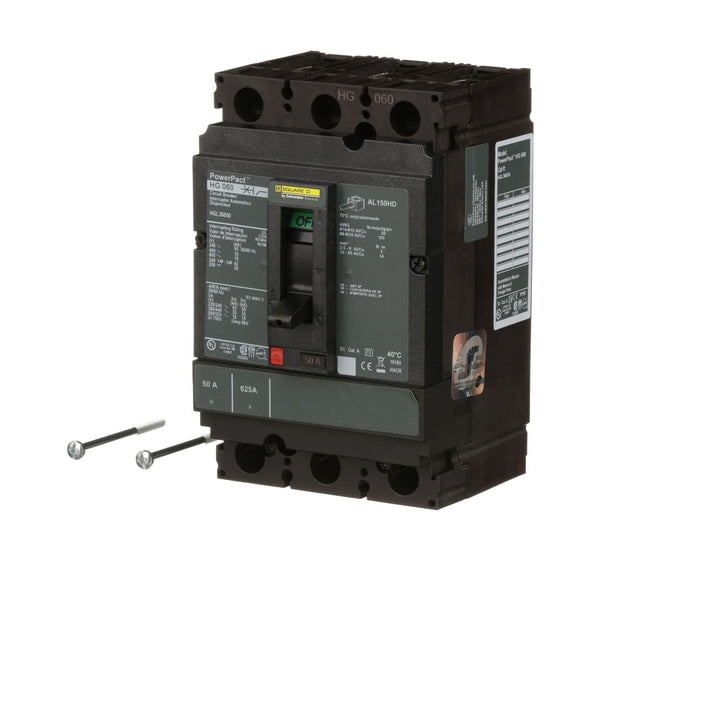 Square D HGL36050 - Molded Case Circuit Breaker 50A 600V 3P