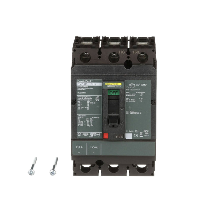 Square D HGL36110 - Molded Case Circuit Breaker (110A, 600V, 3P)