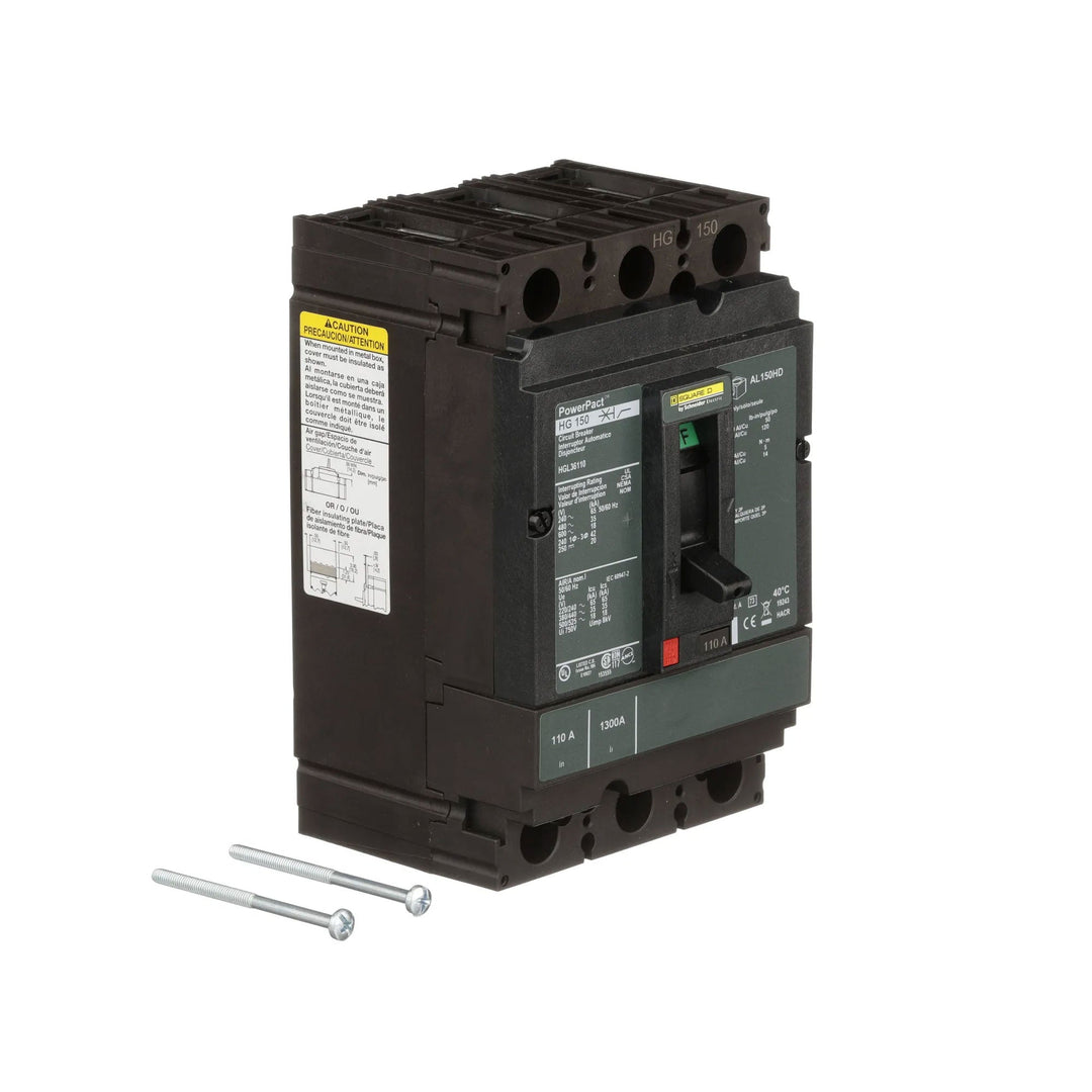 Square D HGL36110 - Molded Case Circuit Breaker (110A, 600V, 3P)